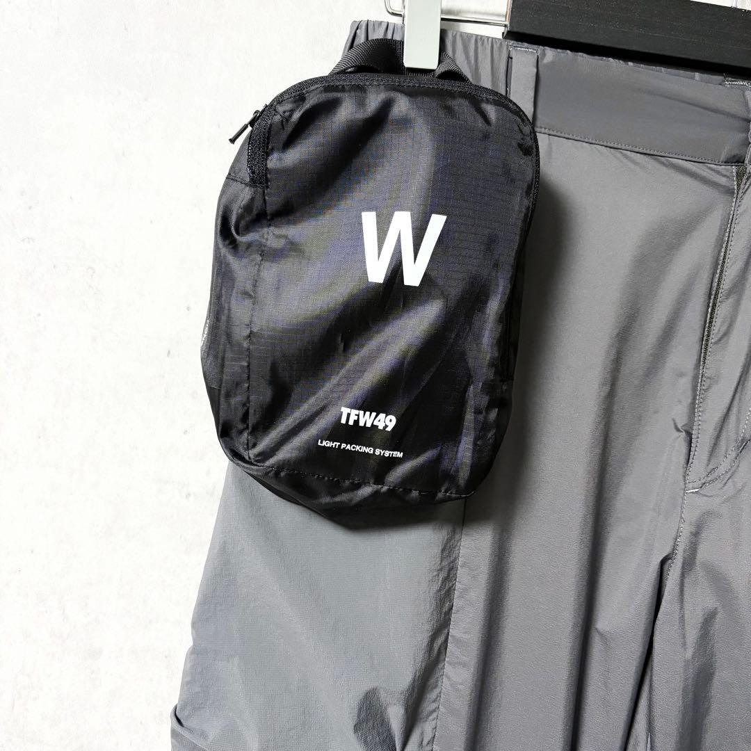 【美品】TFW49 パッカブルパンツ M グレー メンズ ゴルフウェア