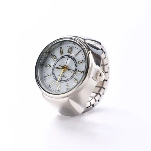 Classic Vintage Watch Ring - Silver