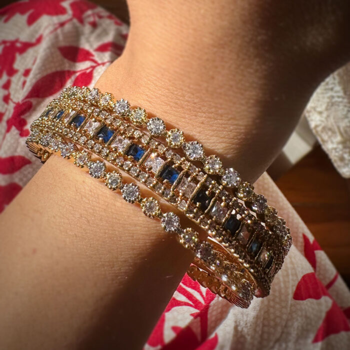 Sapphire Bangles