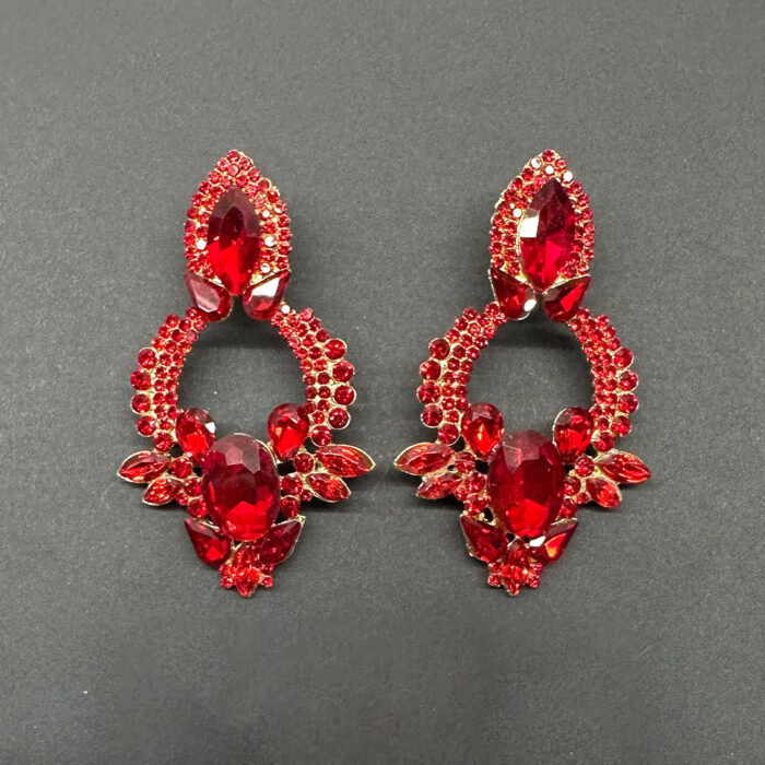 Sparkly and Magical Earring - Blood Red