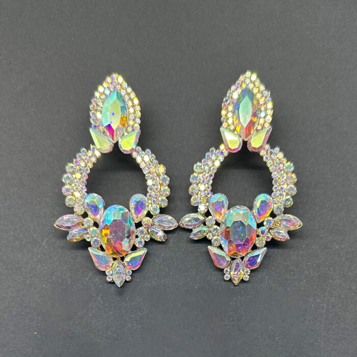 Sparkly and Magical Earring - Silver Rainbow Shine