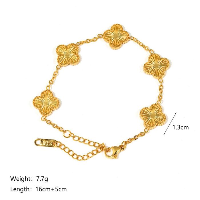 Golden Clover Bracelet - Image 4